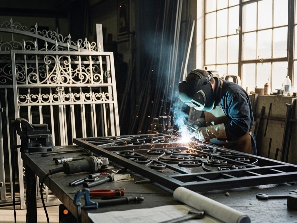 Steel Gate Fabrication by AD Security, Inc.